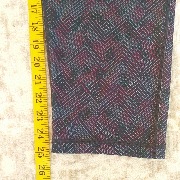 Pro Player Activewear Cropped Ankle Pants XL Multicolored Pattern - Picture 14 of 14